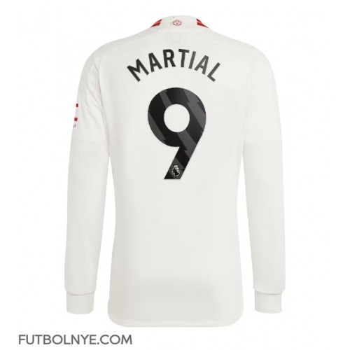 Camiseta Manchester United Anthony Martial #9 Tercera Equipación 2023-24 manga larga